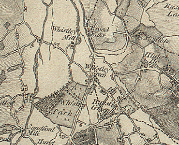 Ordnance Survey First Series map -- click to enlarge