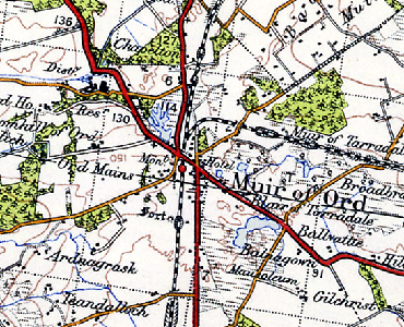 Ordnance Survey New Popular edition map -- click to enlarge