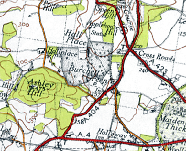 Ordnance Survey New Popular edition map -- click to enlarge