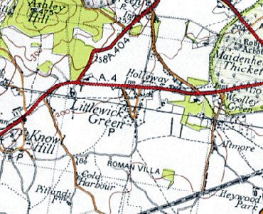 Ordnance Survey New Popular edition map -- click to enlarge